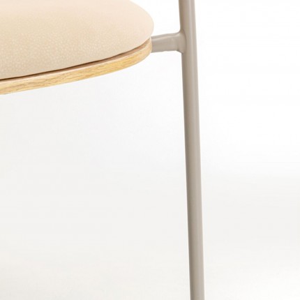 Chaise avec accoudoirs Cindy chêne Kare Design