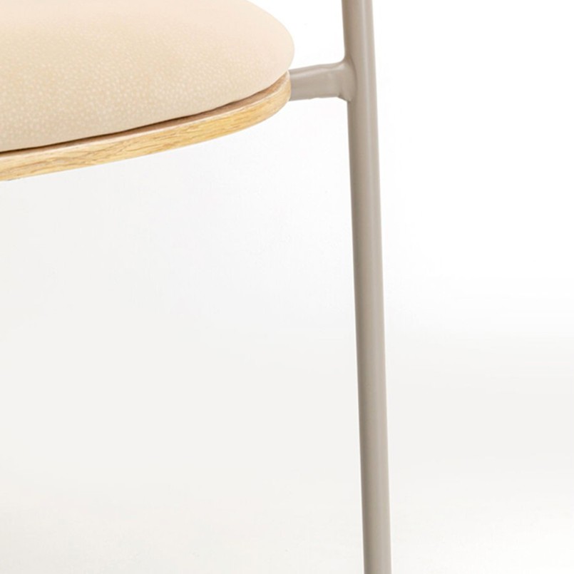 Stoel met armleuningen Cindy eik Kare Design