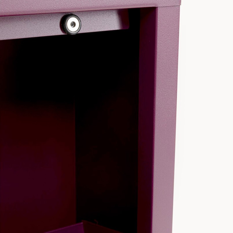 Shoe Container Caruso purple 3 drawers Kare Design