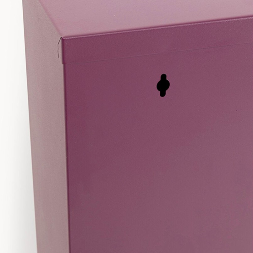 Shoe Container Caruso purple 3 drawers Kare Design