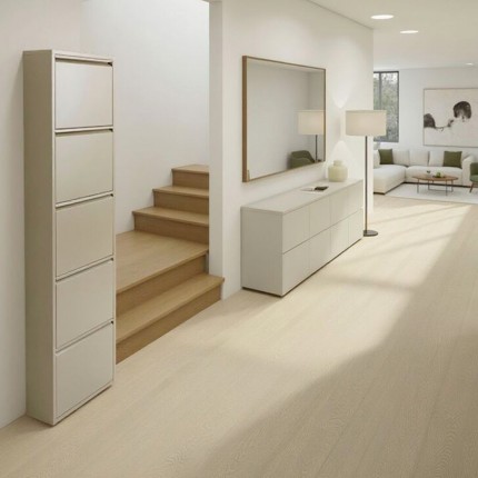 Schoenenkast Caruso kaki 5 laden Kare Design