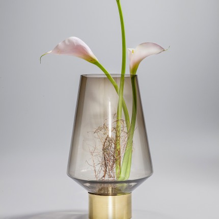 Vase Noble Ring marron 40cm Kare Design