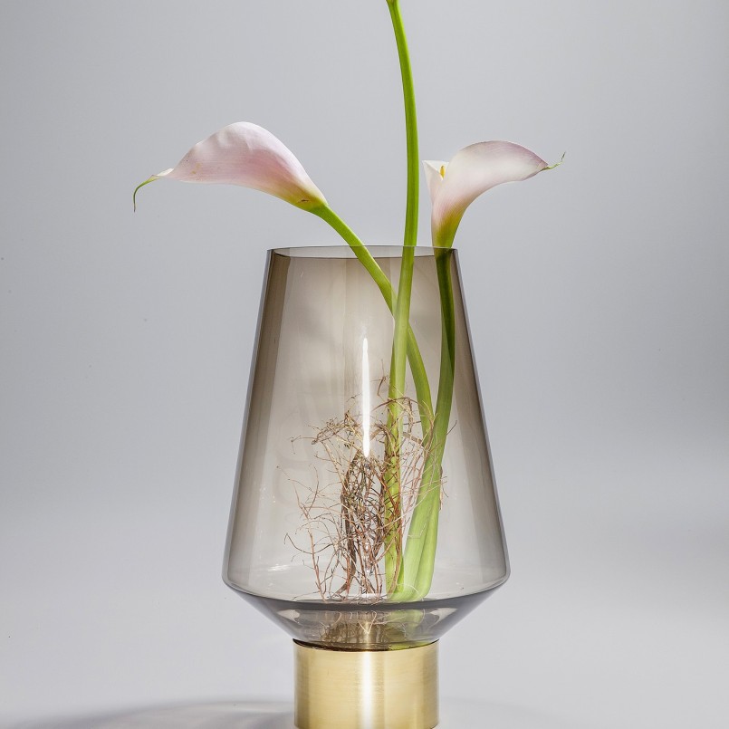 Brown retro vase - Noble Ring - Kare Design