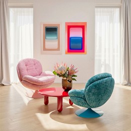 Canvas Picture Tendency 55x75cm pink Kare Design