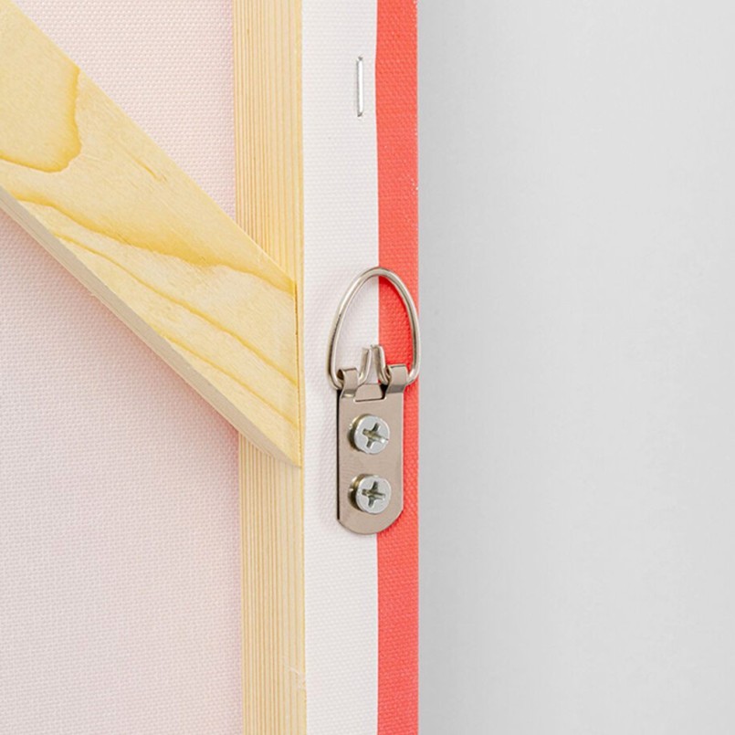 Toile rectangles roses et bleus - Tendency - Kare Design
