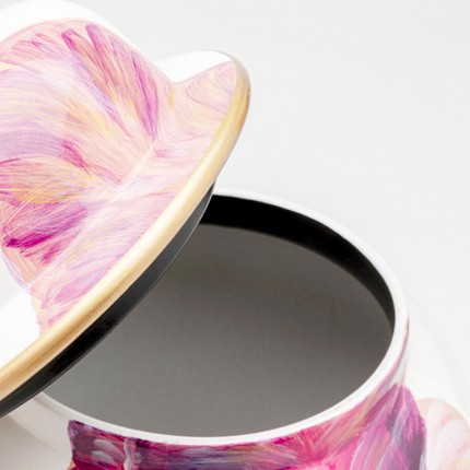 Boîte lys roses 42cm Kare Design