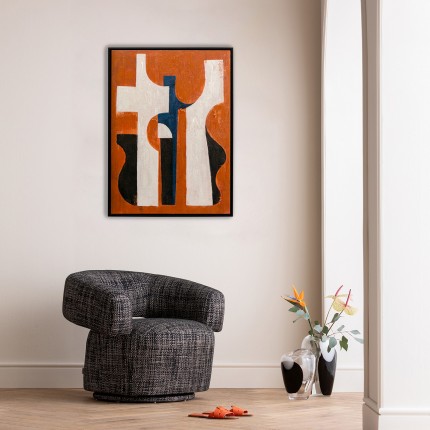 Canvas Picture Pinceau Shape 55x75cm Kare Design