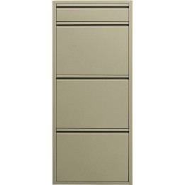 Meuble à chaussures Paolo 3 Plus 1 khaki (MO)