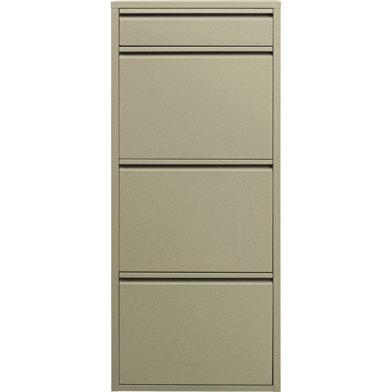 Meuble à chaussures Paolo 3 Plus 1 khaki (MO)