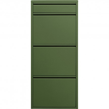 Shoe Container Caruso olive 3+1 drawers Kare Design