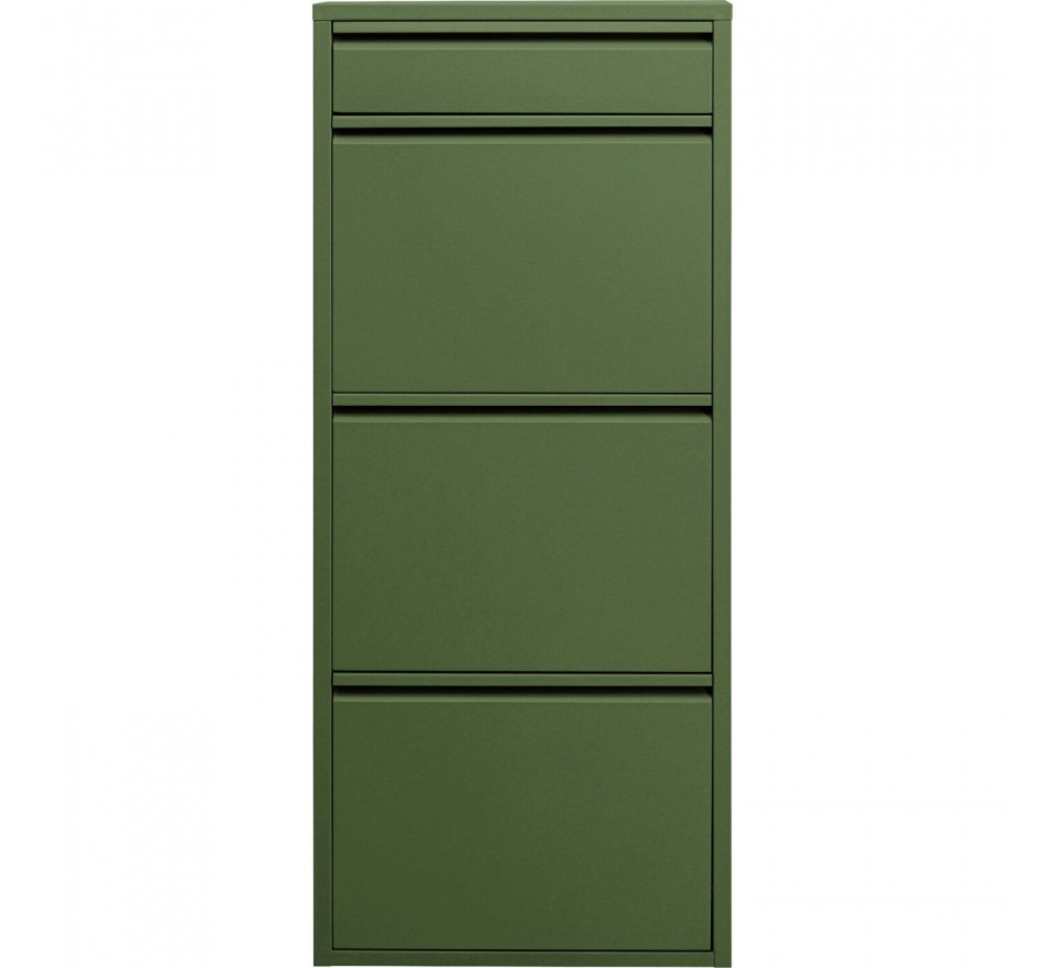 Shoe Container Caruso olive 3+1 drawers Kare Design