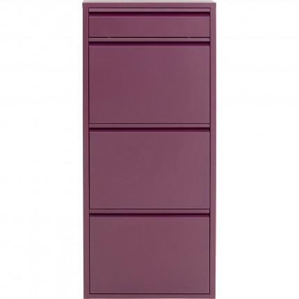 Shoe Container Caruso purple 3+1 drawers Kare Design