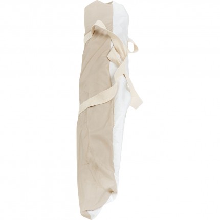 Parasol strepen beige en wit Ø200cm Kare Design