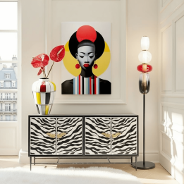 Vase blanc blocs de couleurs - Primary - Kare Design