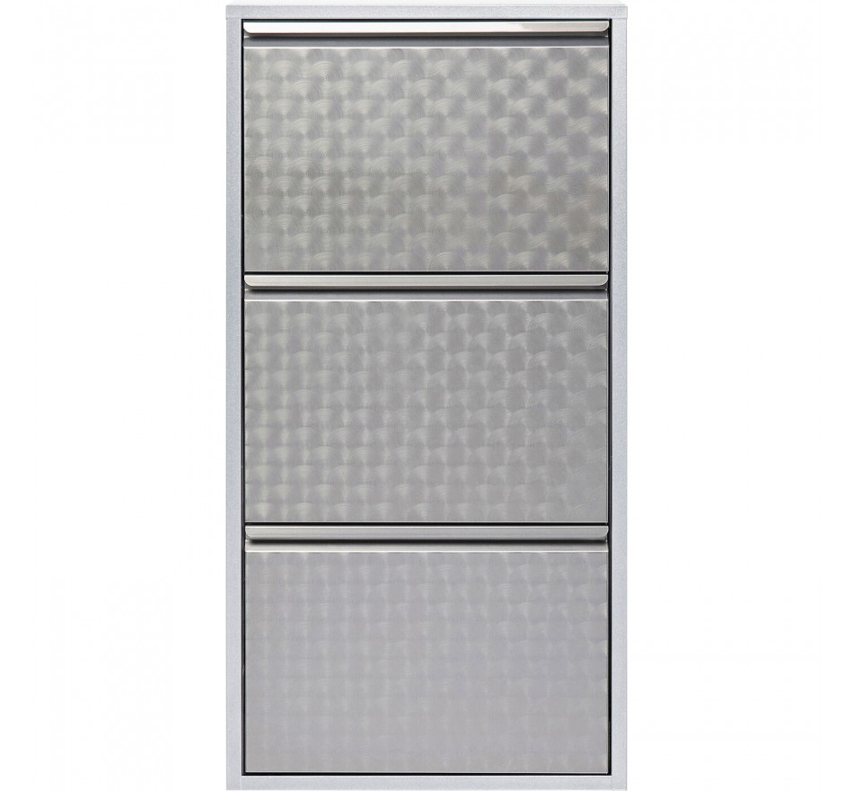 Shoe Container Caruso grey 3 drawers Kare Design
