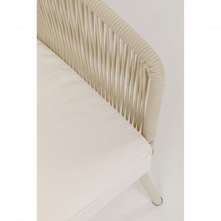 Salon de jardin Elba 4 places crème Kare Design