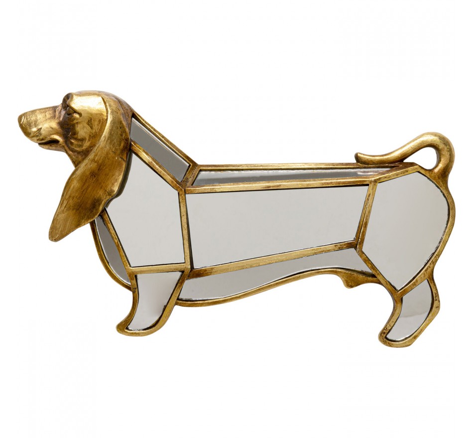 Wanddecoratie spiegel bassethond Kare Design