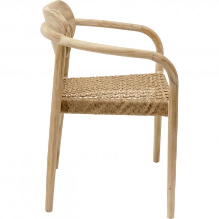 Ensemble de jardin Bella table 180x90cm et 4 chaises Kare Design