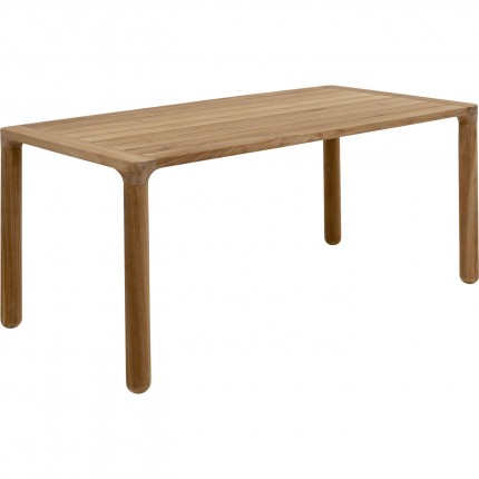 Ensemble de jardin Bella table 180x90cm et 4 chaises Kare Design