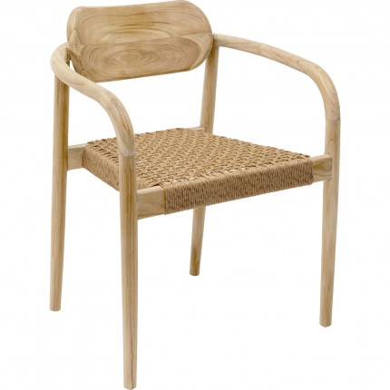 Ensemble de jardin Bella table 200x10cm et 6 chaises Kare Design