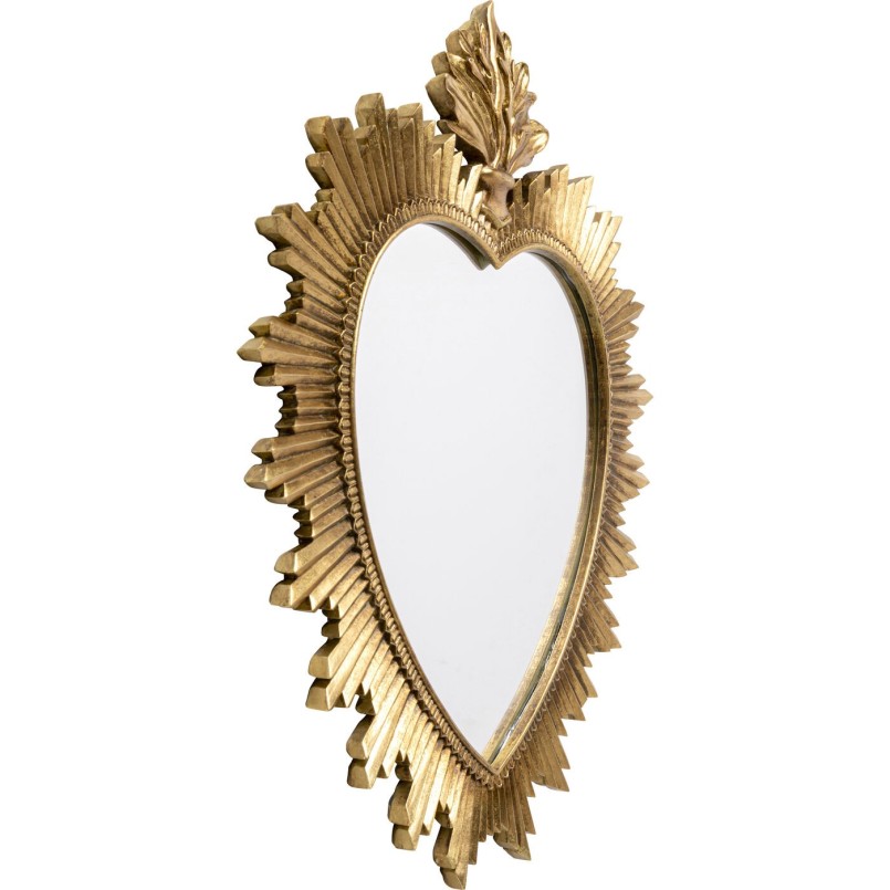 Décoration murale Heart Mirror 49x54cm