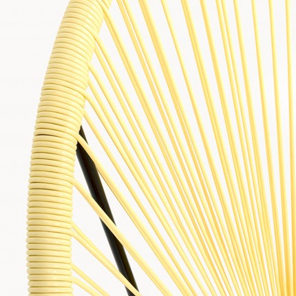 Tuinfauteuil Acapulco pastel geel Kare Design