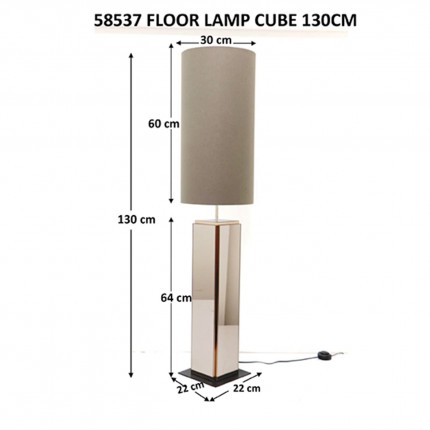 Vloerlamp Cube 130cm Kare Design