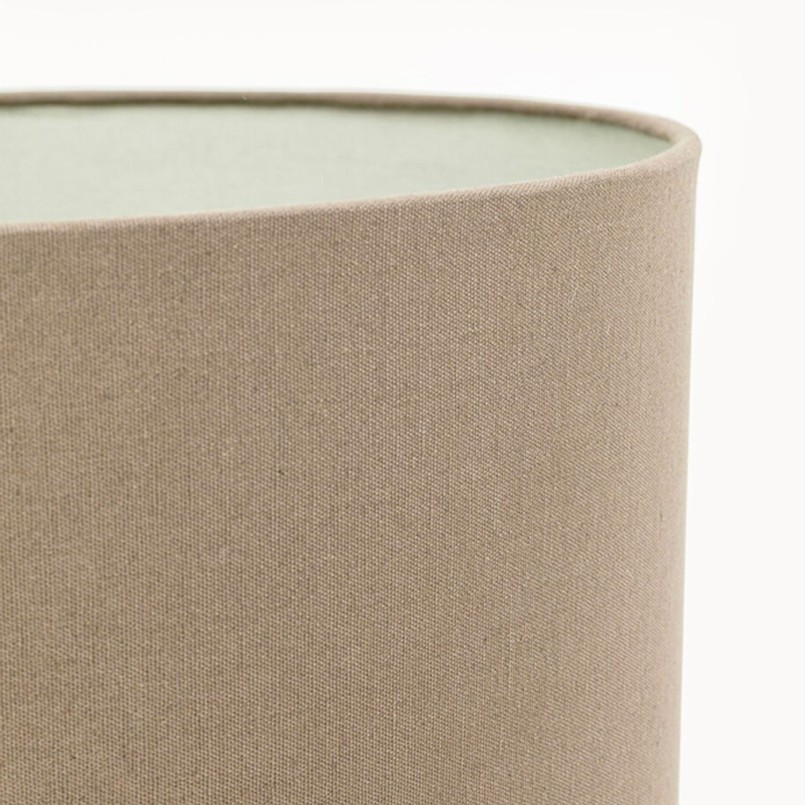 Lampadaire en coton et verre miroir - Cube - Kare Design