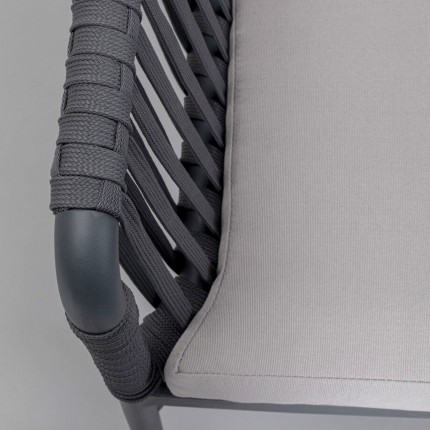 Tuinstoel met armleuningen Santanyi grijs Kare Design