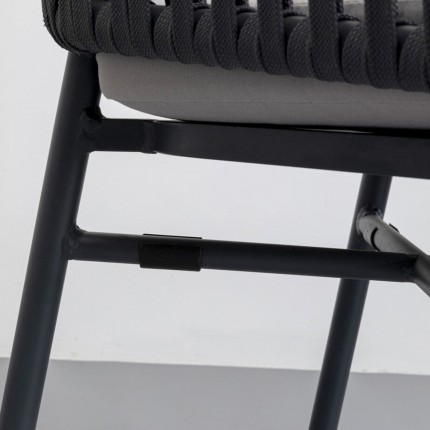 Tuinstoel met armleuningen Santanyi grijs Kare Design