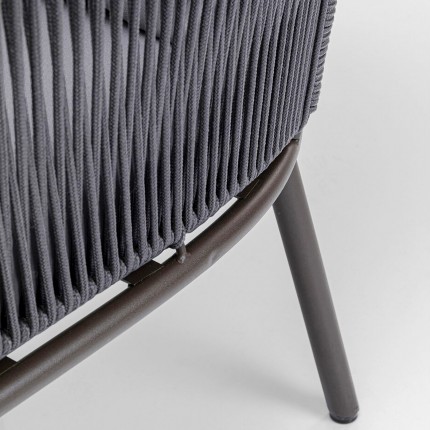 Outdoor Armchair Elba grey Kare Design