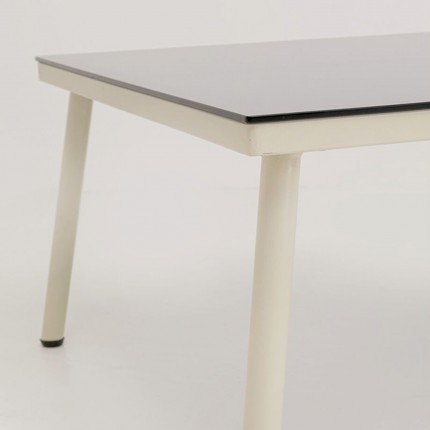 Salon de jardin Elba 4 places crème Kare Design