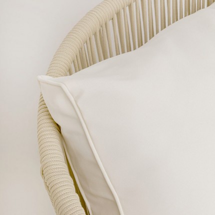 Tuinfauteuil Elba creme Kare Design