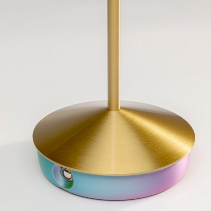 Lampe Swirl Sunrise dorée Kare Design