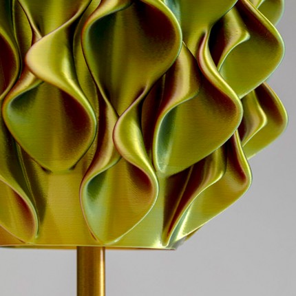 Table Lamp Swirl Sunrise gold Kare Design