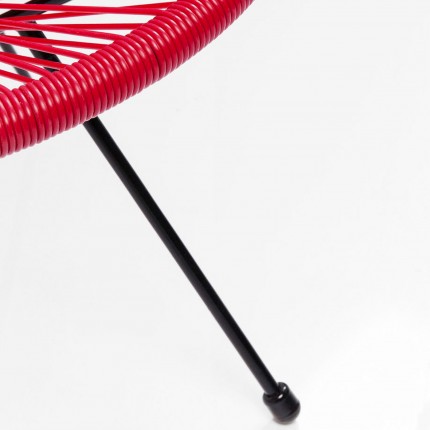Fauteuil de jardin Acapulco rouge Kare Design