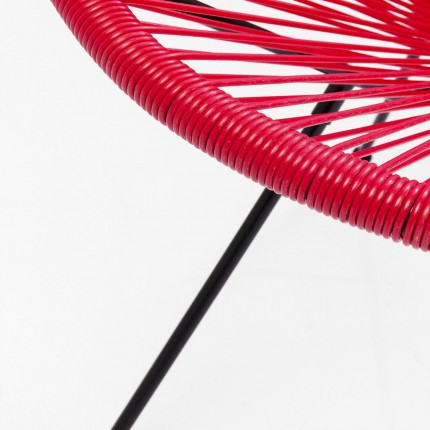 Fauteuil de jardin Acapulco rouge Kare Design
