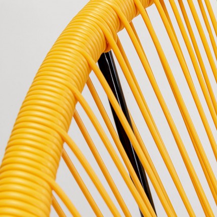 Fauteuil de jardin Acapulco jaune Kare Design