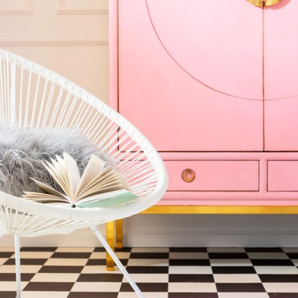 Fauteuil de jardin Acapulco Mono blanc Kare Design