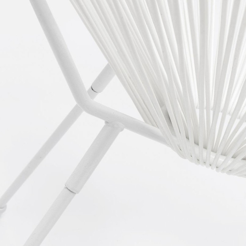 Fauteuil de jardin blanc - Acapulco - Kare Design