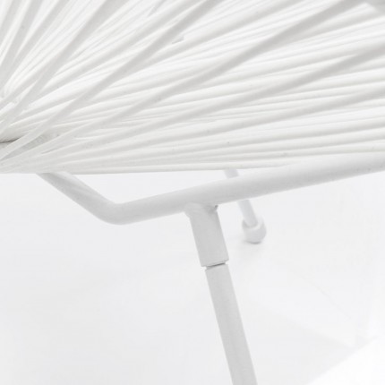 Fauteuil de jardin Acapulco Mono blanc Kare Design