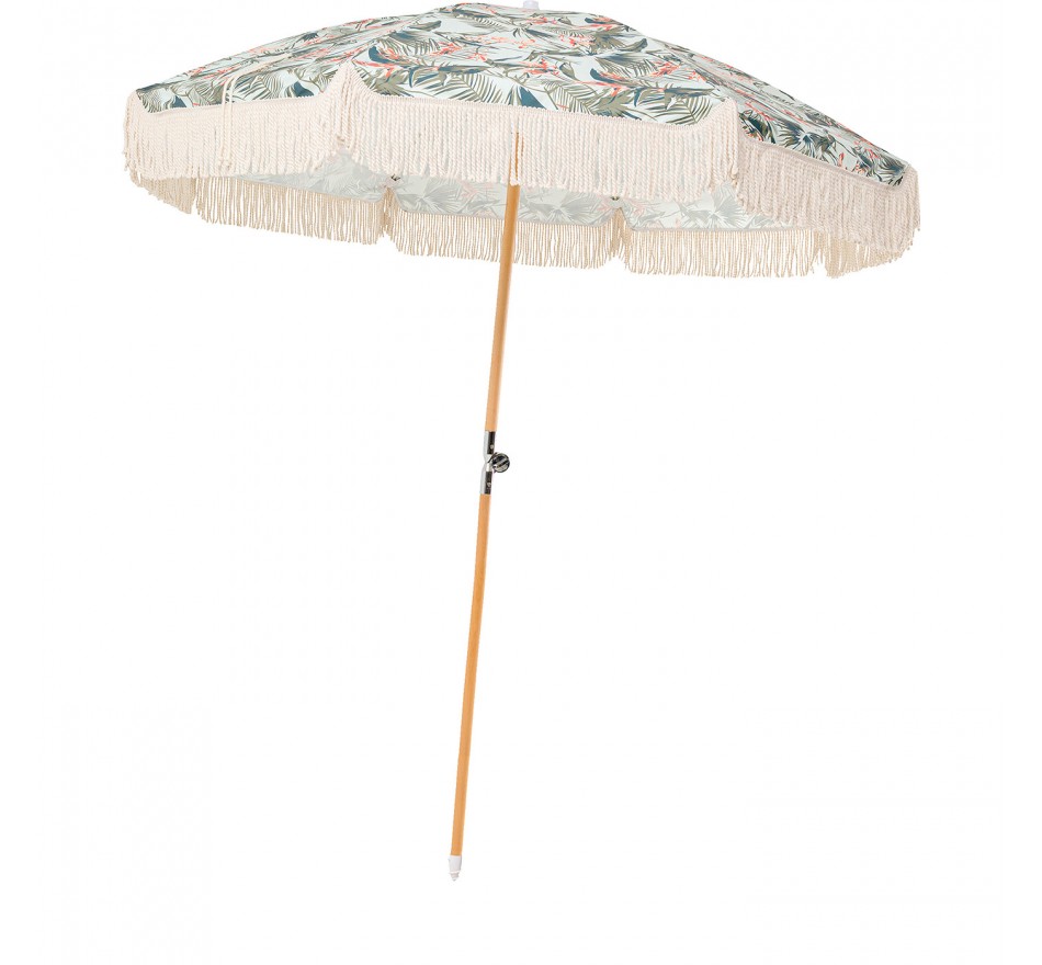 Parasol Hawaï feuilles 200cm Kare Design