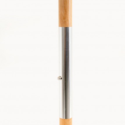 Parasol rayures beige et blanc 220cm Kare Design