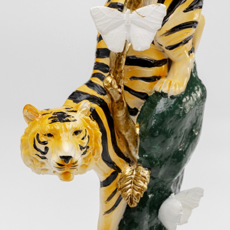 Kandelaar tijger 33cm Kare Design