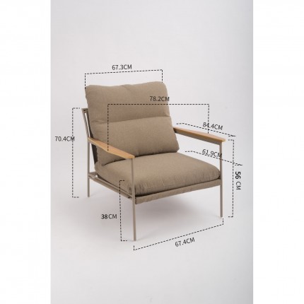 Salon de jardin Corsica Kare Design