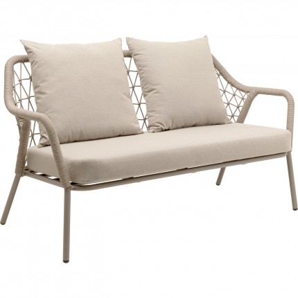 Outdoor Sofa Milos 2-Seater beige Kare Design