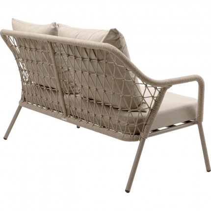 Outdoor Sofa Milos 2-Seater beige Kare Design