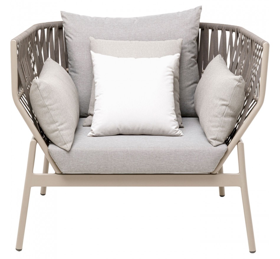 Fauteuil de jardin Formenta gris Kare Design