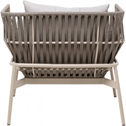Outdoor Armchair Formenta grey Kare Design