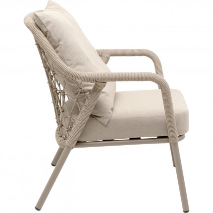 Outdoor Armchair Milos beige Kare Design